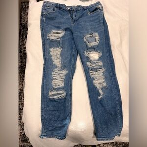 American Eagle Distressed Blue Women's Jeans